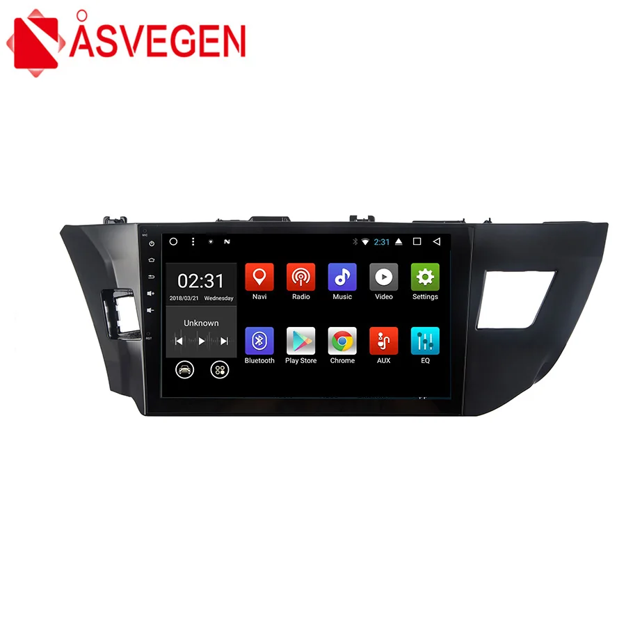 Excellent Asvegen Cord Core Car Radio Dvd Player Car PC head Unit GPS Navigation 2 din Car Stereo Multimedia Player For Toyota Levin 2014 0