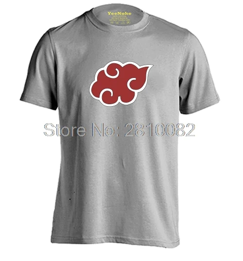 Naruto akatsuki Putih T Shirt Mens 