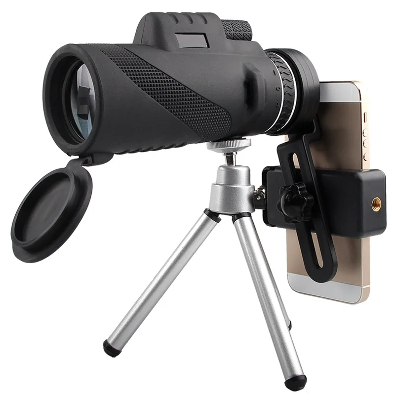 Телескоп HD 40x60 Монокуляр Высокое разрешение для мобильного телефона ручной со штативом HT38-0006