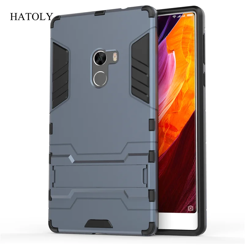 

HATOLY For Armor Case Xiaomi Mi Mix Case Mi Mix Shockproof Robot Hybrid Silicon Rubber Hard Phone Cover For Xiaomi Mi Mix 6.4"