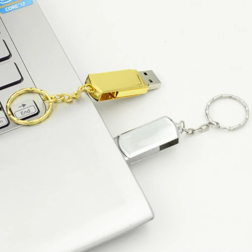 

Stainless Steel pen drive 4gb 8gb 16gb usb flash drive 32gb 64gb 128GB pendrive usb stick flash drive with keychain thumbdrive