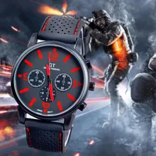 hot Luxury Red watches men sports fashion racing mens quartz wrist watch Army Racing Force Military Sport Men Officer Watches