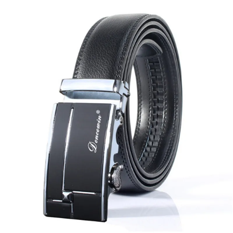 

New Famous Brand Belt Top Quality Genuine Luxury Leather Belts for Men, 2019 Men's Automatic Metal Belt Buckle