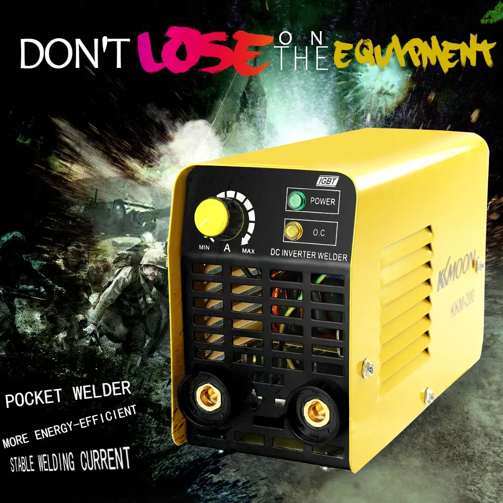 

KKMOON Inverter DC Manual Arc Electric Welding Machine Pocket Welders for for Welding Working Household Industry
