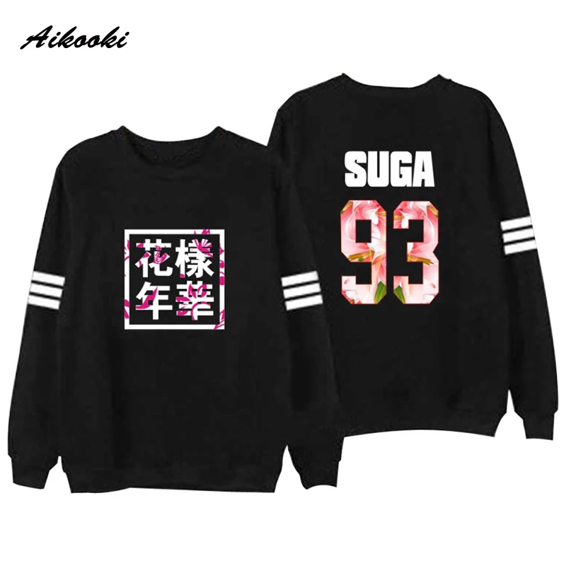 Bangtan Boys Kpop BTS Men Women Unisex Hoodies Sweatshirts Letter Printed In J HOPE 94 SUGA