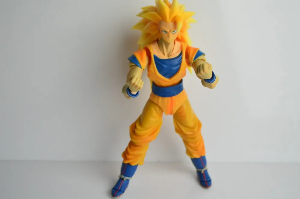 Dragon Ball Z Super Saiya Goku SHF Action Figure Toy SSJ3 Gokon SSJ Goku Black Hair Goku Model Classic toy3