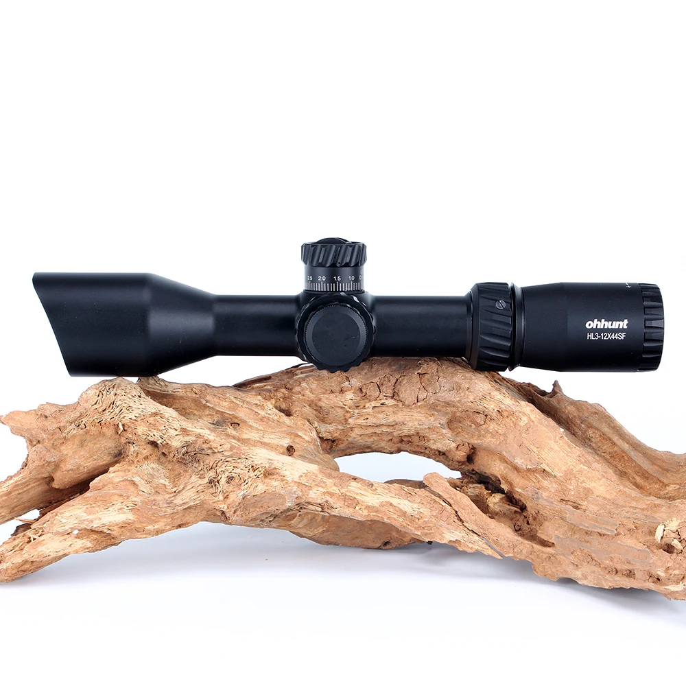 Ohhunt HL 3-12X44 SF компактная охотничья оптика Riflescopes стекло травленая сетка сбоку Parallax Turrets замок сброс съемки область