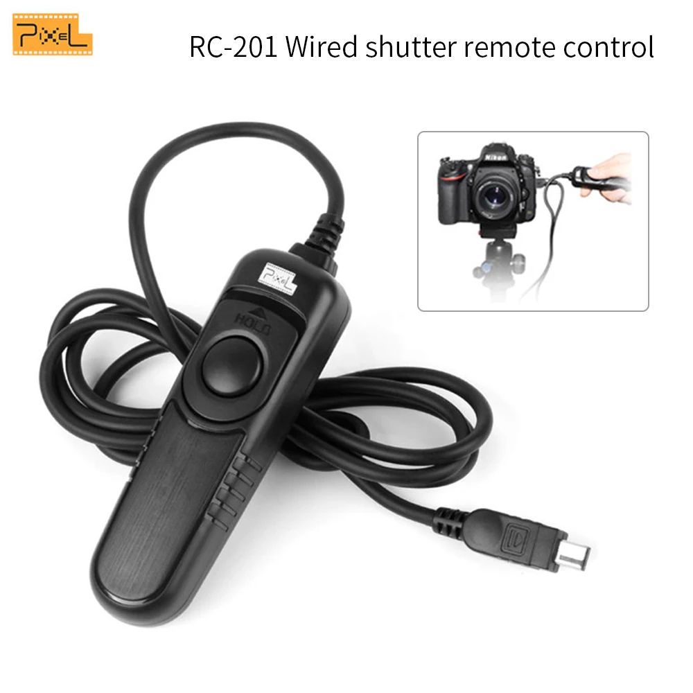 

PIXEL RC-201 Wired Shutter Release Remote Control for Canon 7D 5D 6D 50D 40D 30D 20D 10D Nikon Sony Panasonic Olympus Fujifilm