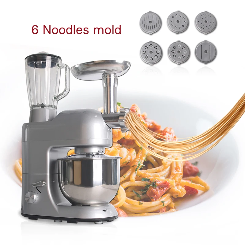 ITOP 12 Functions 3 in 1 Food Processor Mixer Blender Sausage Stuffer Meat Egg Dough Mixer Meat Grinder Fruit Juicer With Jar