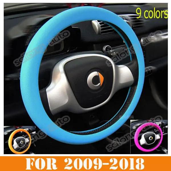 

SIKALI SKL car accessories Automobile decorative stickers steering wheel cover fit for Smart Fortwo mini ford focus vw lavida