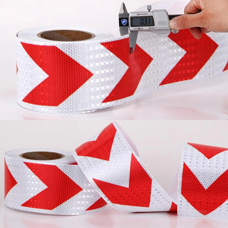 

7.5cm X 5m Safety Mark Warning Conspicuity Tapes Film Sticker Car Truck Motorcycle Cycling Stickers