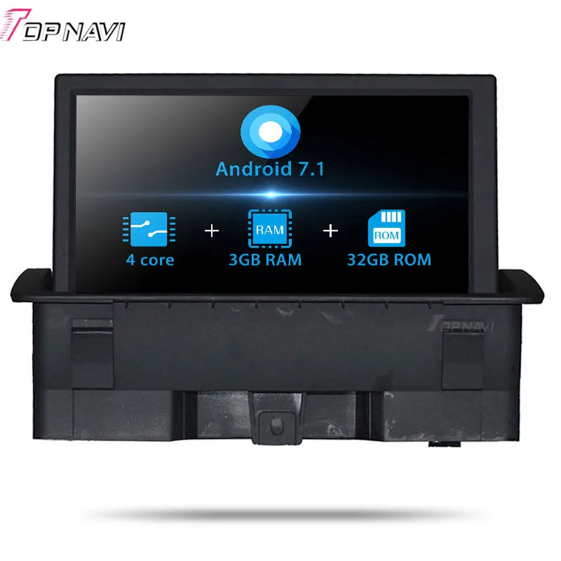 

Topnavi Android 7.1 Car Radio Player For Audi A1 2010- Stereo GPS Navigation Radio 2 Din Fit For Original with AUX WITH SCREEN