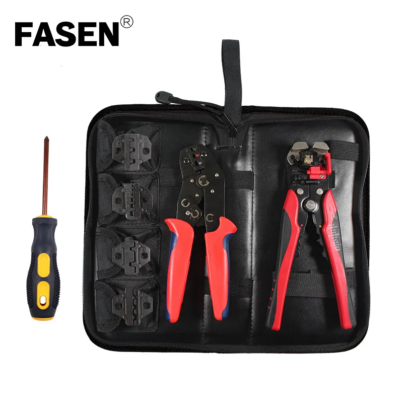 

Clamp tools SN-02C 4 jaw for plug /tube/insuated/non insulating/crimping cap/coaxial cable terminals kit 230mm Crimping pliers