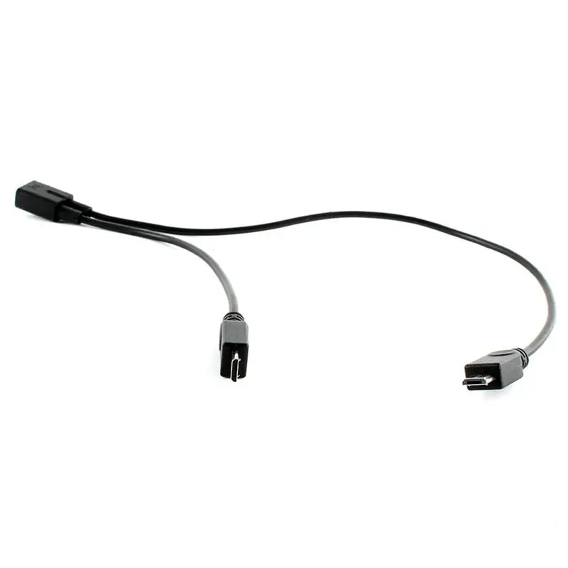 USB 2,0 A Мужской 2 двойной USB Женский Y разветвитель концентратор силовой кабель конвертер Горячий U82
