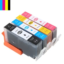 Для hp чернил принтера с чипом для hp 655, чернильный картридж для hp deskjet 3525 4615 4625 для hp655 cz109ae cz110ae cz111ae ca112ae