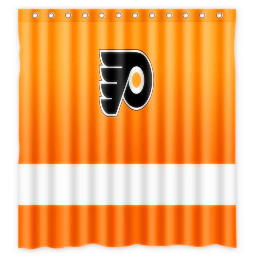 Vixm Home philadelphia flyers Fabric Shower Curtains Mildew Waterproof Curtains For Bathroom