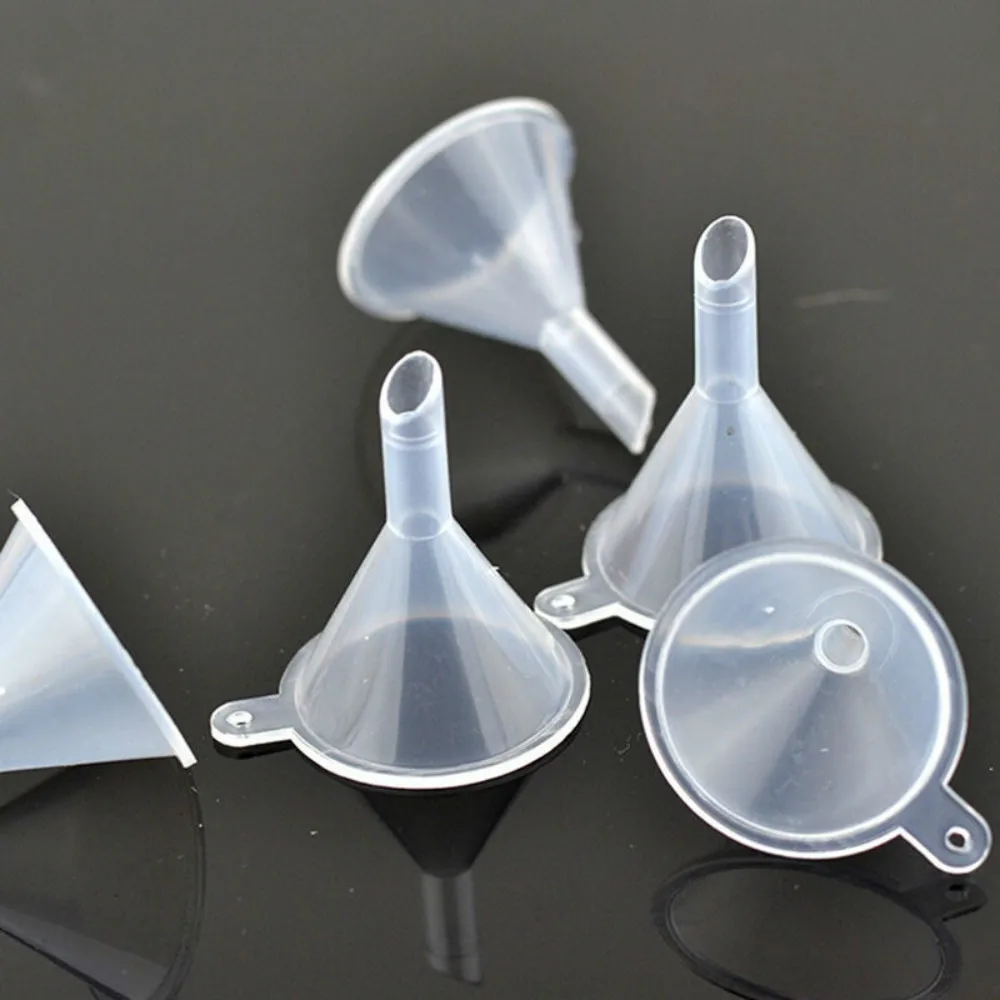 

5Pcs New Small Plastic For Perfume Diffuser Bottle Mini Liquid Funnels Lab 70