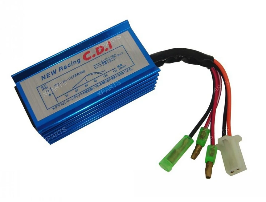 

Scooter JOG50 JOG90 Vento ZIP Keeway Hurricane 1E40QMB Minarelli 50cc high performance racing CDI unit, AC fired, no rev limit