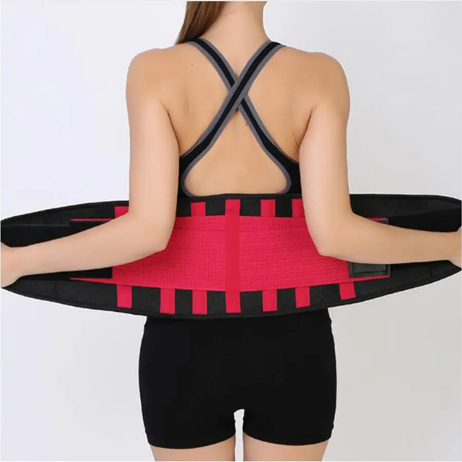 

Health Breathable Belt Waist Support Belt Unisex Lumbar Disc Fixation Support Decompression Relieve Low Back Pain Bandage
