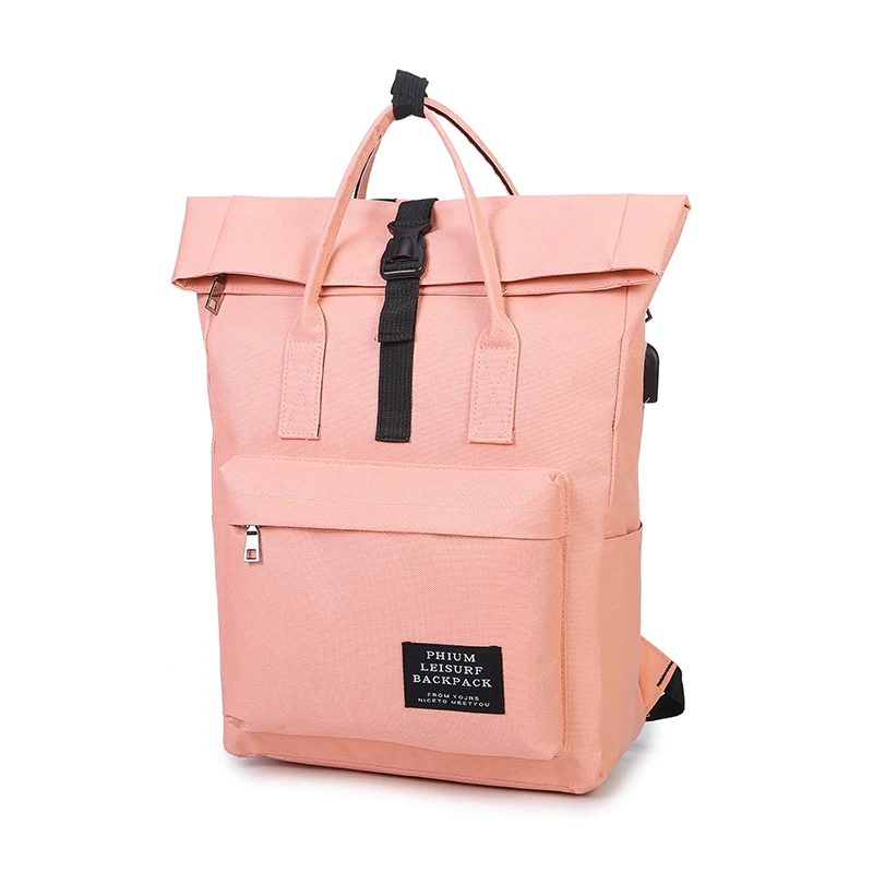 New 2017 Women Girls Backpack USB Charging Nylon Backpacks School Bags For Teenagers Girl mochila feminina