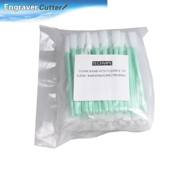 

100PCS Foam Cleaning Swabs for Epson / Roland / Mimaki / Mutoh Inkjet Printers 5" Long