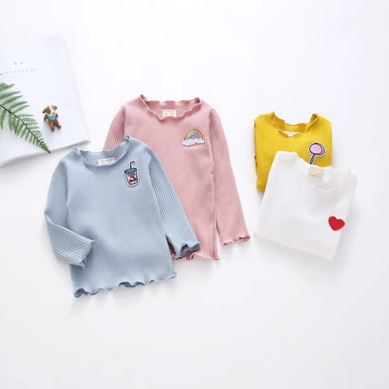 

Baby Girls Cute Winter Warm Bottoming Shirt For Baby Girls Children T-shirt Tops