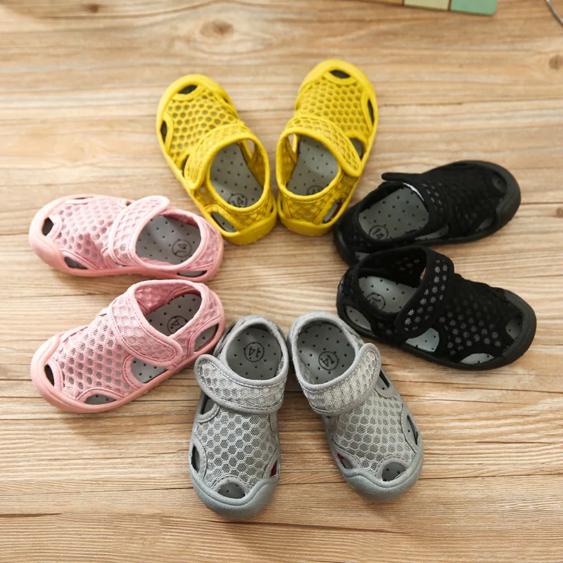 Summer Kids Shoes High-Quality Baby Hollowing Out Sandals Girls Toddler Soft Bottom Non-slip Mesh Beach Shoes For Boys Summer Kids Shoes High-Quality Baby Hollowing Out Sandals Girls Toddler Soft Bottom Non-slip Mesh Beach Shoes For Boys