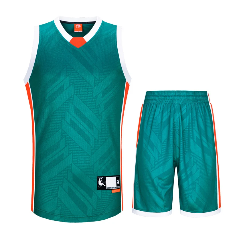 

SANHENG Men's Basketball Jersey Shorts Competition Uniforms Suits Breathable Sports Clothes Sets Custom Basketball Jerseys 313AB
