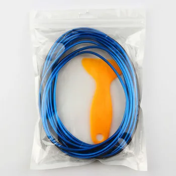 

DIY Car Trim Strip Interior Dashboard Decal 5M Edge Door Line Decoration Corrosion resistance