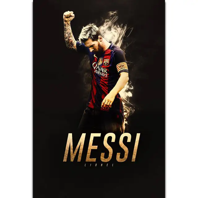 s2021 lionel messi football super soccer star sports wall art