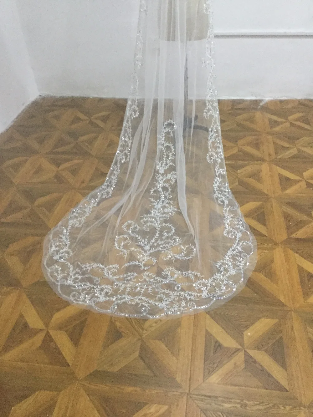 veu de noiva longo