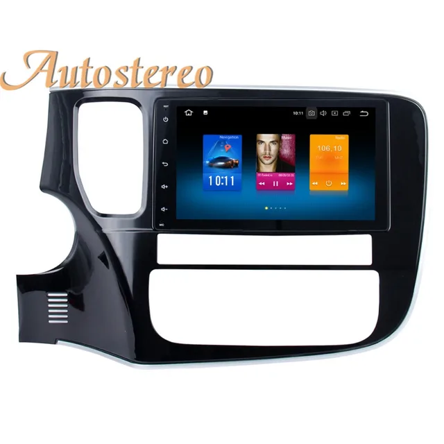 US $316 56 11% OFF|Android 8 Car GPS navigation Car DVD player For Mitsubishi OUTLANDER 2014 2015 2016 2017 multimedia SatNAV head unit Eight core -in
