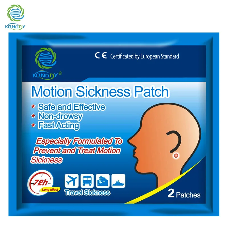 MOTION TRAVEL SICKNESS MINI PATCHES ANTI NAUSEA VOMITING PAIN RELIEF