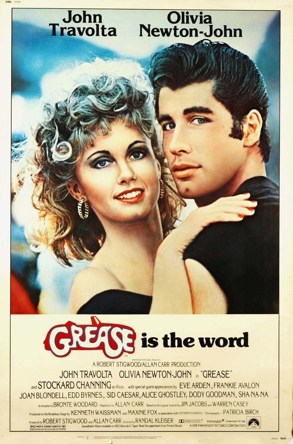

THE Movie GREASE IN THE WORD Vintage Art Silk Poster 24x36 inches Wall Pictures for Living Room Decoration