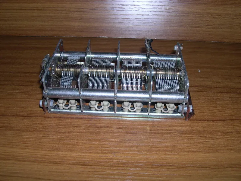 

second-hand Quadruple variable capacitor imported four variable capacitance