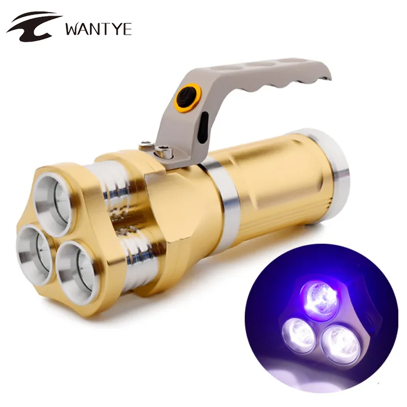 18650 rechargerable led flashlight