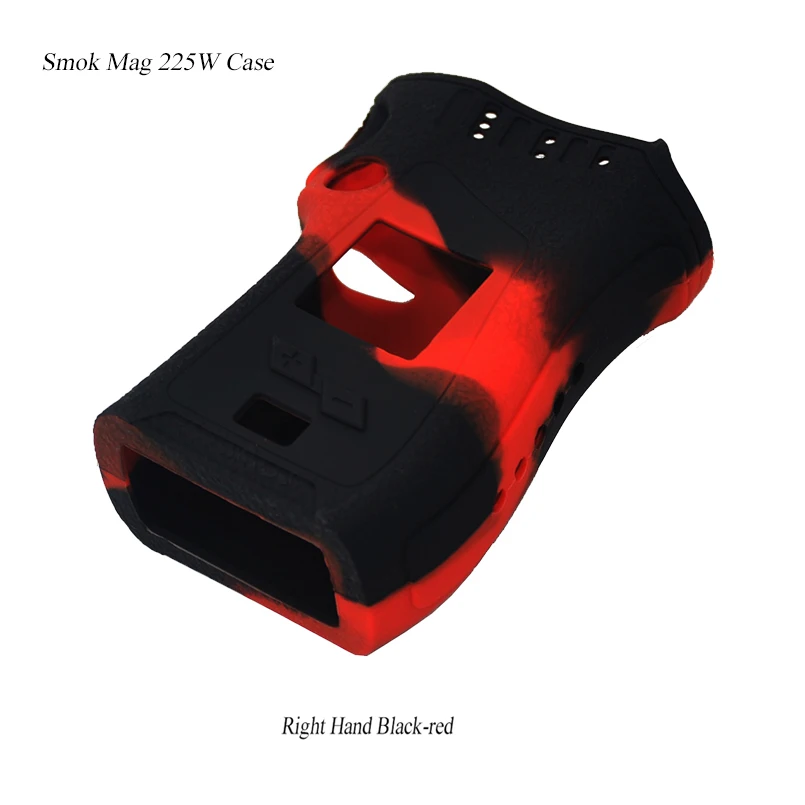 

Silicone case for right hand vape Smok 225W Mag box Mod shield Silicone cover shell skin Protective sleeve warp sticker damper