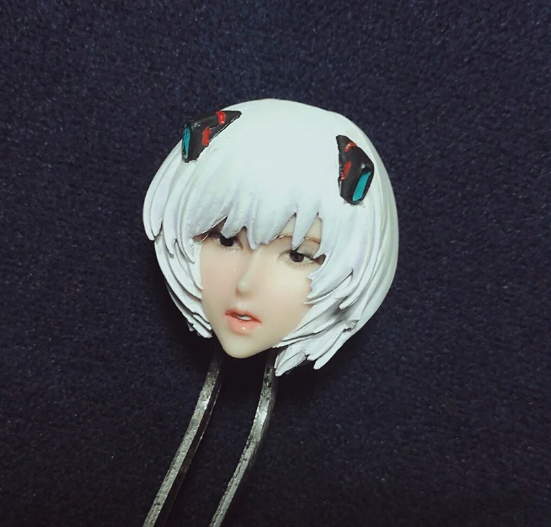 1:8 весы женской фигуры аксессуар голова резьба Ayanami Rei и девочек с рисунком в стиле
