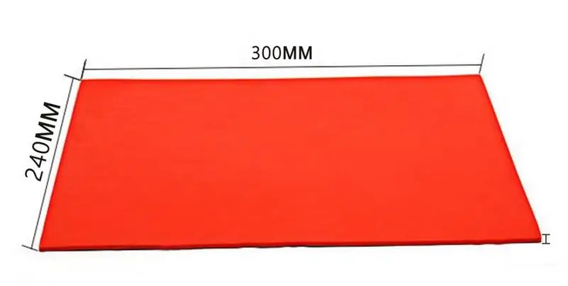 

Flash Stamp Pad 240x300x3(or2.5) mm red color Rubber Stamp Plate Materials Photosensitive Self inking Stamp Making engraved seal