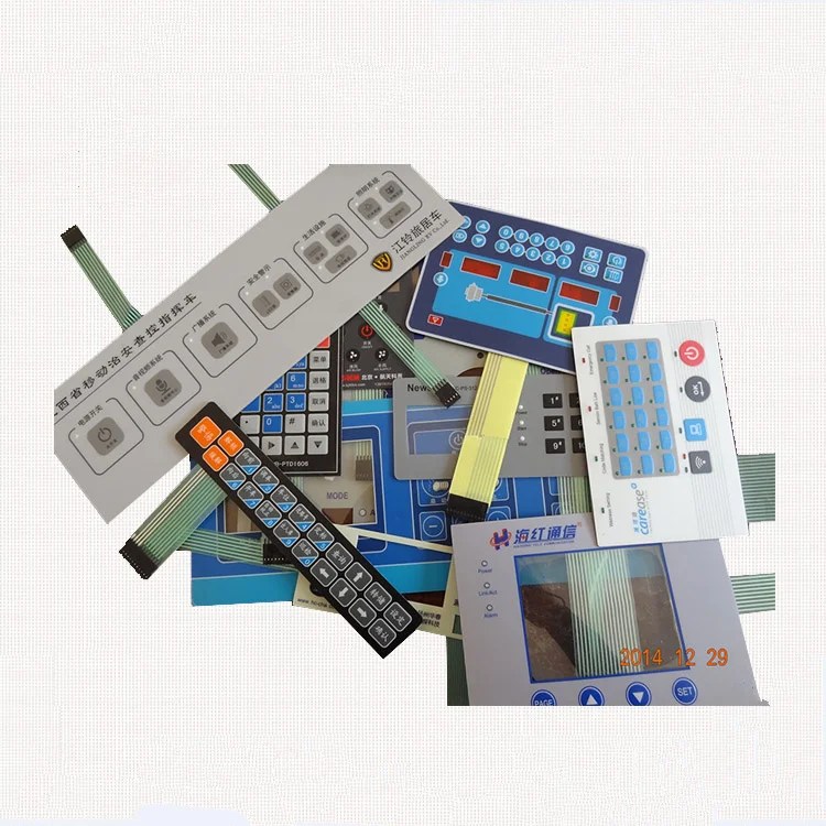 

Free Ship Custom Membrane Switch Keypad With LCD Window/ LED Waterproof Membrane Switch Polyester PET PC PVC Panel Switch
