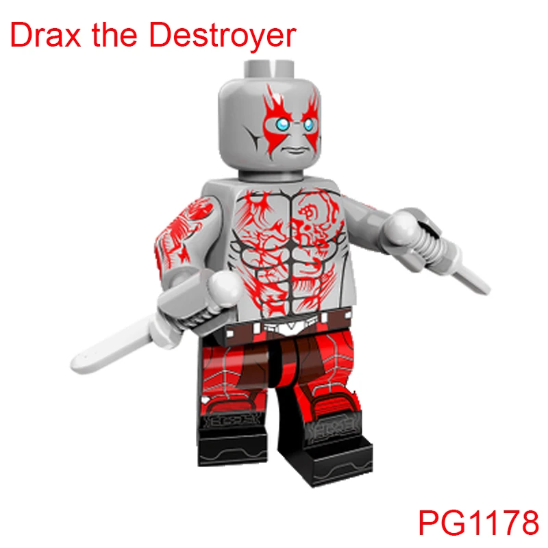 Guardians Of The Galaxy Building Blocks Drax The Destroyer Marvel Super Heroes X Men Star Wars