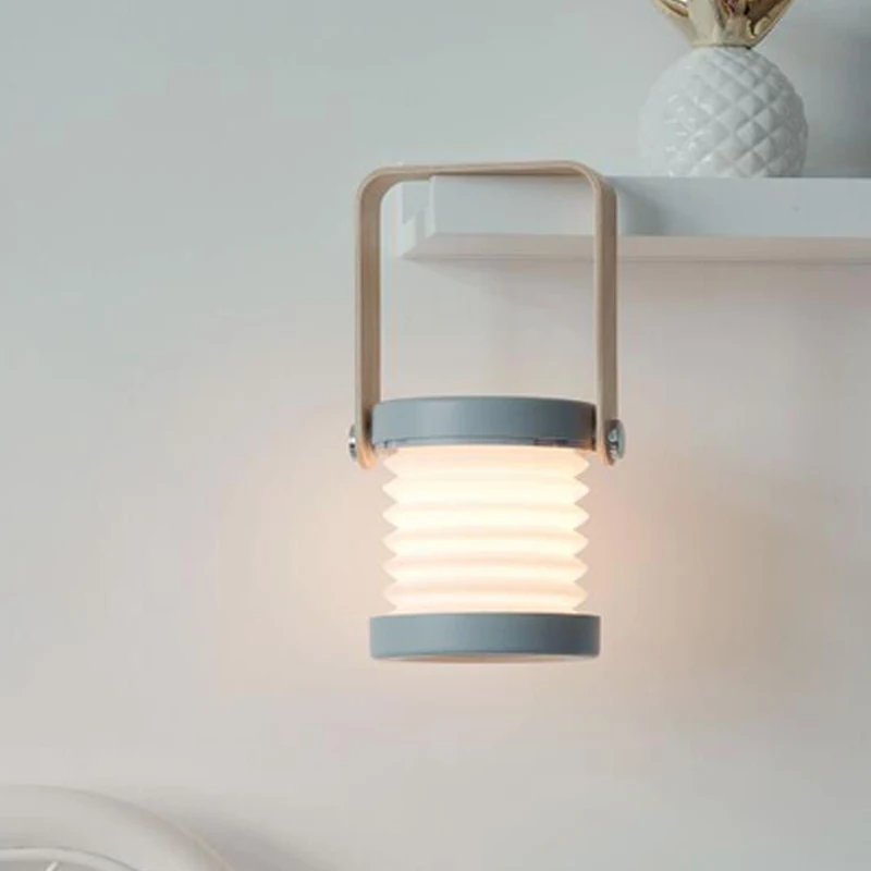 Led Night Light Foldable Touch Dimmable Reading Portable Lantern Lamp USB Rechargeable for Children Kids Gift Bedside Bedroom (8)