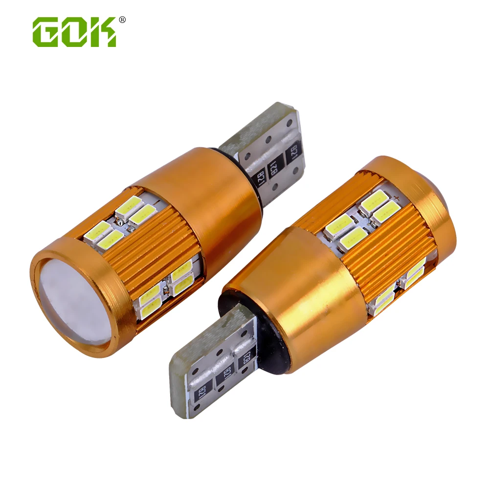 

50Pcs Top Quality High Power T10 w5w Led t10 22smd led 3014 Xenon White Car Light Fog Lamp Interior Light T10 Canbus Error Free