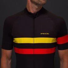 VENTOUX ATTAQUE велосипедная футболка с коротким рукавом облегающая Высококачественная велосипедная рубашка