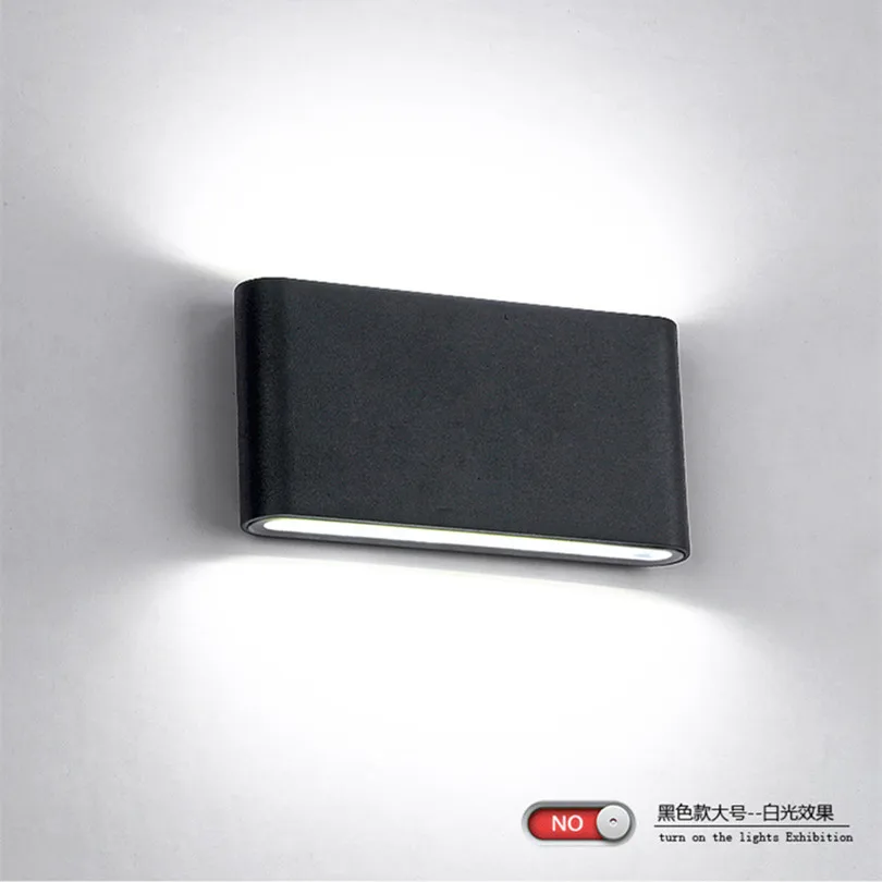 Aluminum 8W 14W COB LED Wall Light AC110V 220V Dimmable Wall Lamps Indoor&Outdoor Lighting for Living Room Garden Yard Corridor