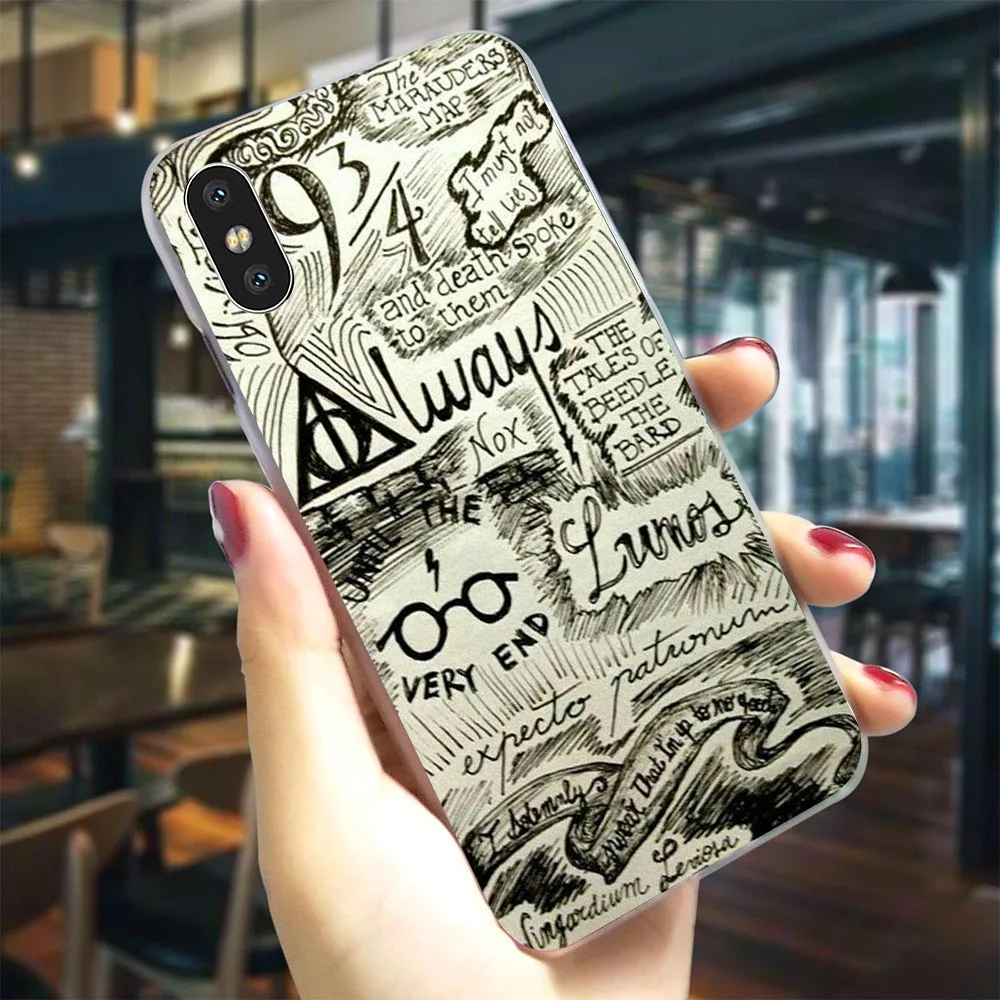 Чехол для телефона Deathly Hallow Жесткий iPhone 8 5 6 6S Plus 7/7 9 X XS XR Xs Max|Бамперы| |