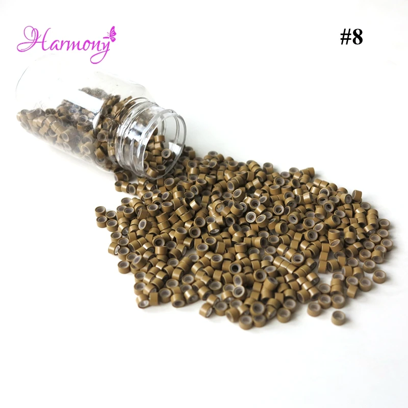 #8 Dark blonde Aluminum silione micro ring (23)_ - 