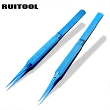 1 шт. Пинцет Электронный титановый сплав 0,15 мм наконечник прецизионный Пинцет утолщенный для электронного ремонта Fly Line телефонная материнская плата