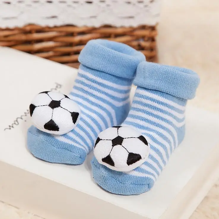 

1 Pair Lytwtw's Cotton Rubber Anti Slip Floor Cute Kawaii Cartoon Kids Toddlers Autumn Spring Fashion Animal Newborn Baby Socks