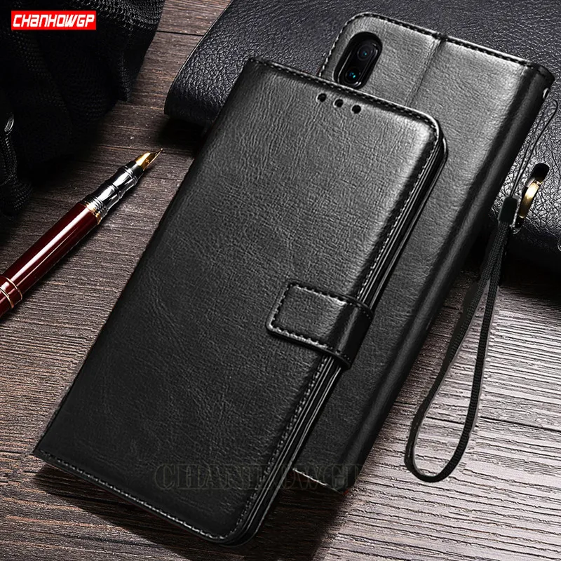 Кожаный чехол книжка с бумажником для Huawei P30 P20 Pro P Smart Plus Z 2019 Y5 Y6 2018 Y7 Y9 Prime Honor 10 Lite 10i